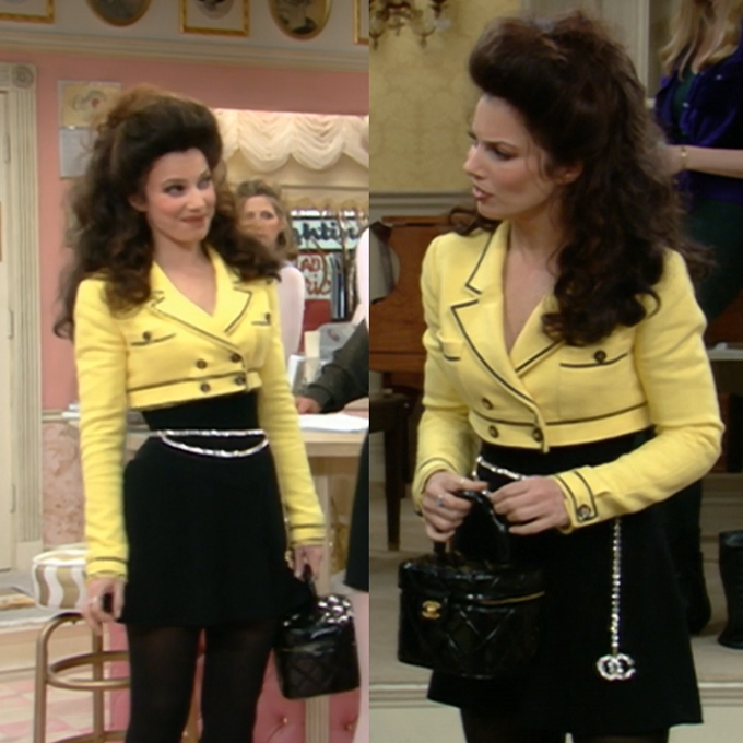 The Nanny: Season 3 Episode 3 Fran's red leather heart purse