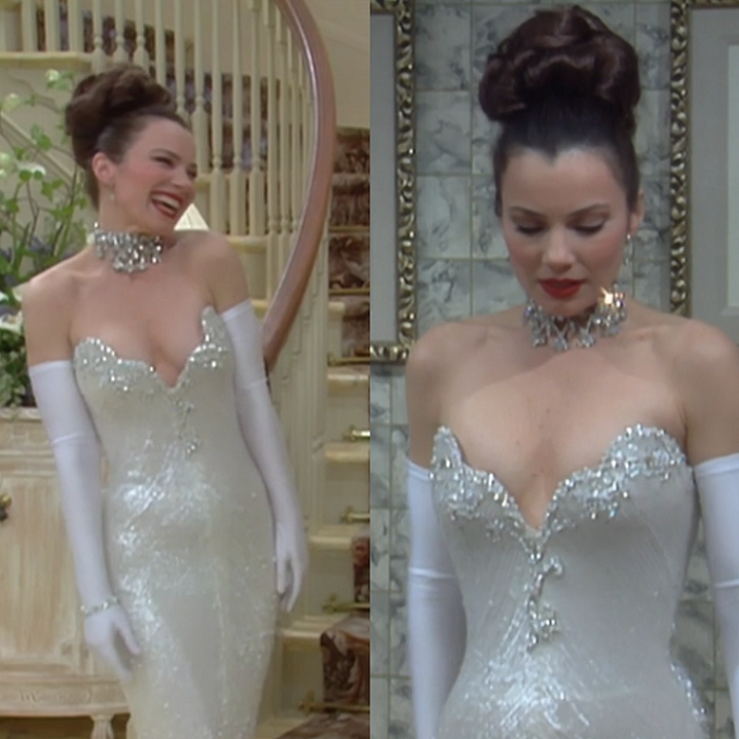 fran drescher the nanny wedding dress